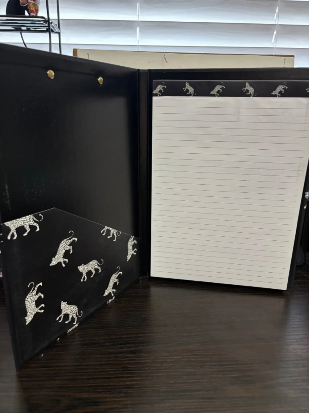 Stay Wild Cat Clipboard and notepad